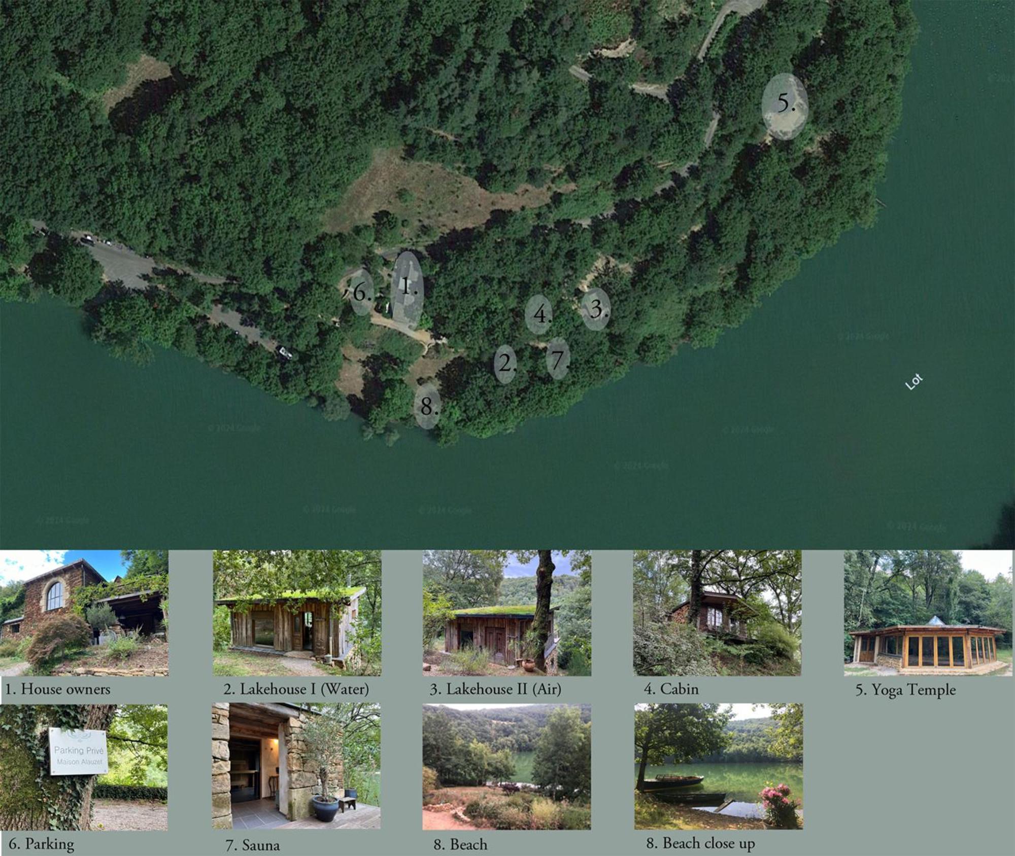 Lake House I // Alauzet Ecolodge + Nature Spa Castelnau-de-Mandailles Екстериор снимка